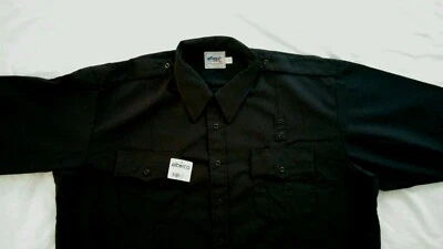 Elbeco обязанность плюс длинным рукавом рубашка размер XL (17,5 X 32) темно-синий, полиэстер/вискоза - Изображение 1 из 4