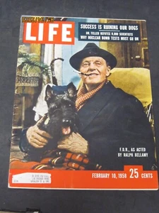 *Life Magazine 1958 February 10 FDR as acted by Ralph Bellamy Success Is Ruining - Picture 1 of 2