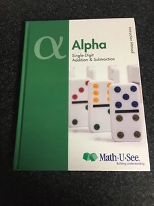 Math U See Alpha Instruction Manual Hardback Book - Picture 1 of 10