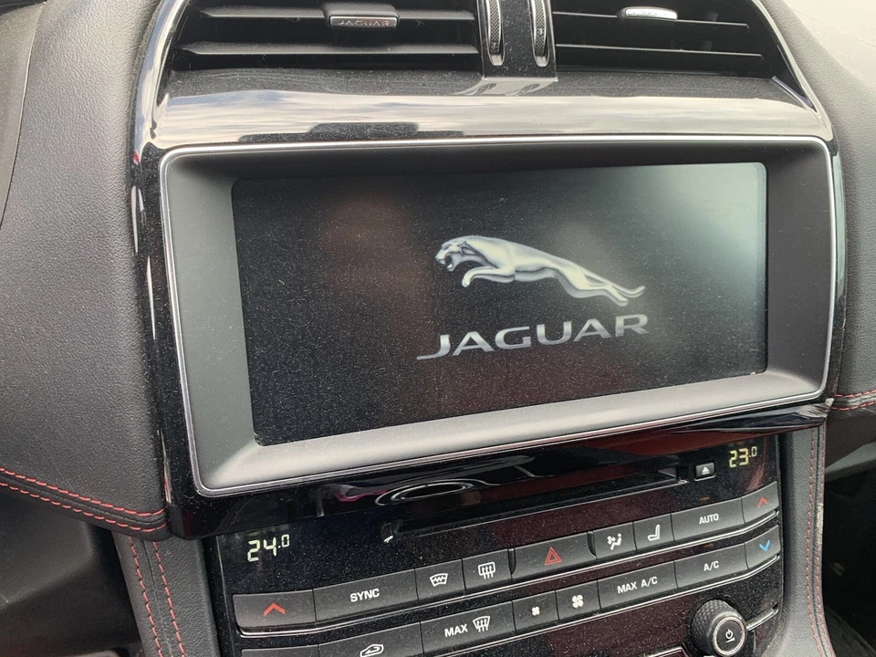 2018 JAGUAR F-PACE AUDIO RADIO NAVIGATION INFORMATION DISPLAY OEM GX63-9C299-AE - Image 1 of 4