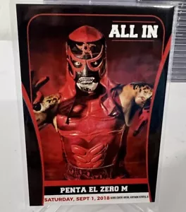 2018 All In Penta El Zero M Rc Card #14 Cero Miedo - Picture 1 of 6
