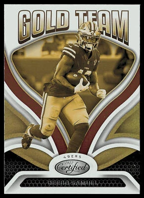 2022 Panini Certified Deebo Samuel #GT-20 Gold Team - Image 1 of 2