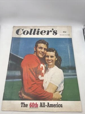 VTG Collier's Magazine December 10 1949 The 60th All-America Football Team Foto 1 de 4
