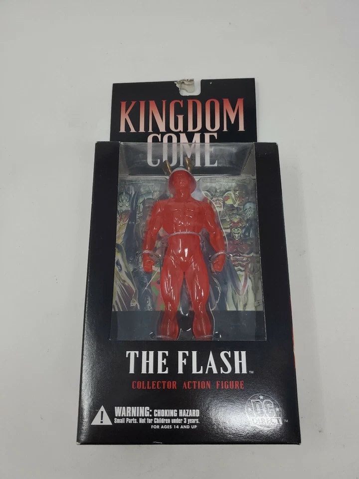 Figura de acción The Flash Kingdom Come Wave 3 roja nueva FS DC Alex Ross Amricons Foto 1 de 4