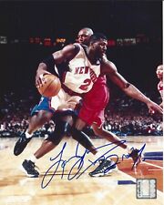 Larry Johnson Autographed 8x10 New York Knicks Free Shipping B592