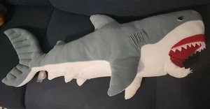 Melissa and Doug riesiger Stoffhai Plüschtier 40"" toll weiß gebraucht - Bild 1 von 9