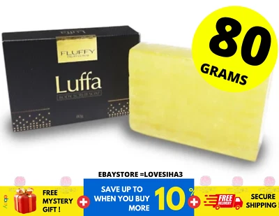 Neu 80g Fluffy Luffa Körperpeeling Seife entfernt Schmutz abgestorbene Hautzellen - Bild 1 von 4