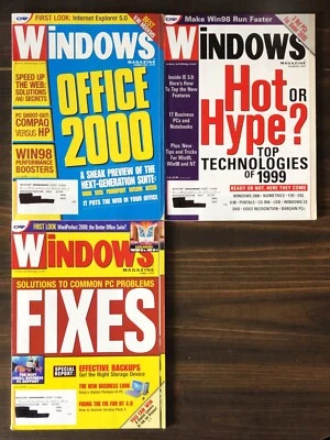 Windows Magazine - 1999 Lot of 3 (February, March, April) - Image 1 of 2