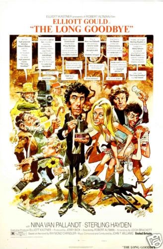 The long goodbye Elliott Gould cult movie poster print