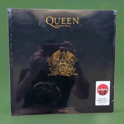 QUEEN GREATEST HITS II BLUE VINYL EXCLUSIVE LIMITED Ed USA 2 LP Sealed Album  - Imagem 1 de 4