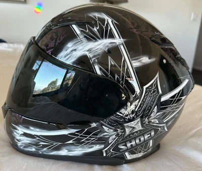 Shoei RF-1100 TC-5 Full Face Helmet Dark Tinted Visor Size Large - Image 1 of 4