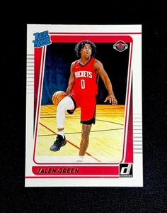 2021-22 Panini Donruss Jalen Green #209 Rated Rookie Basketball Card Rockets - Picture 1 of 2