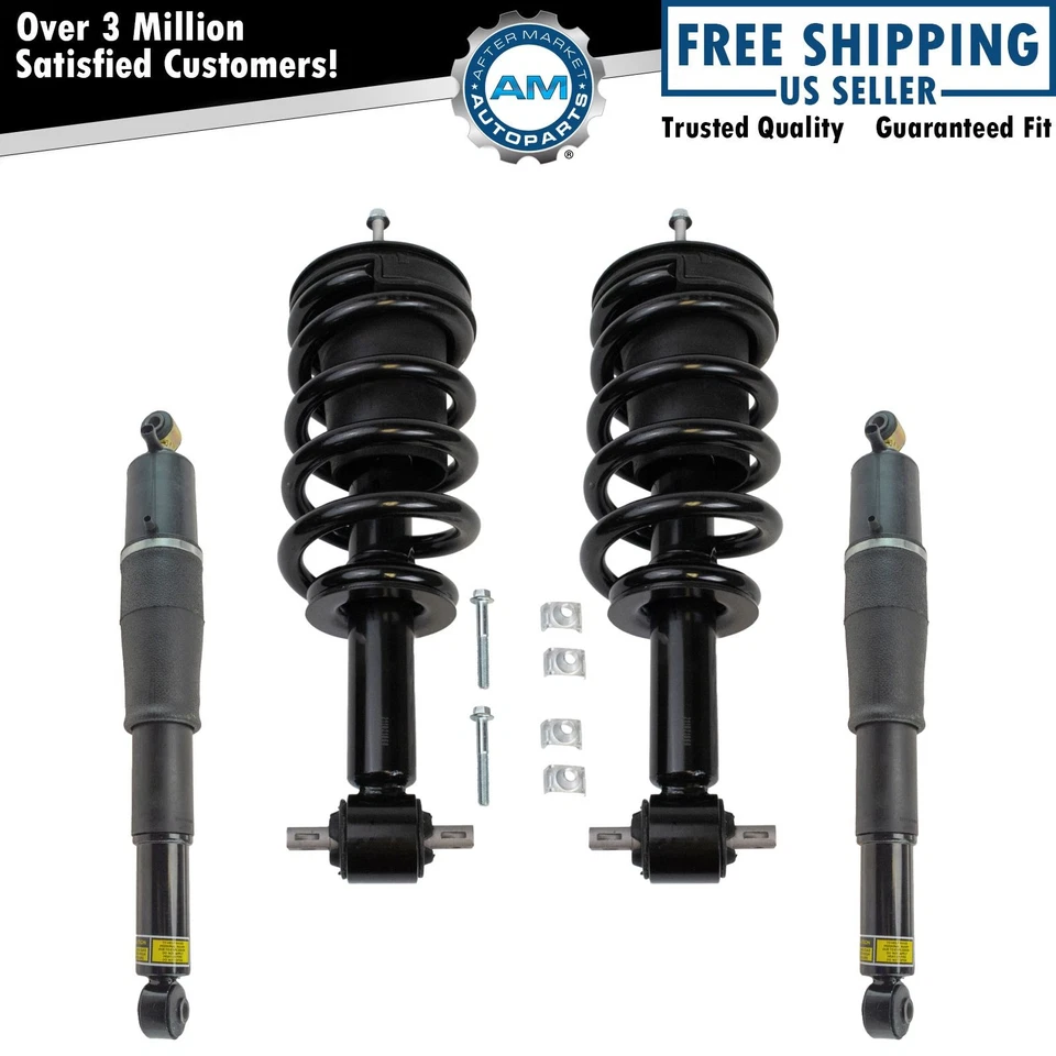 Front Rear Complete Loaded Strut Shock Kit Set 4pc for Suburban Yukon MRC - Imagem 1 de 4
