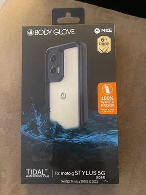 Funda de teléfono impermeable Body Glove Tidal para Motorola Moto G Stylus 5G TOTALMENTE NUEVA Foto 1 de 2