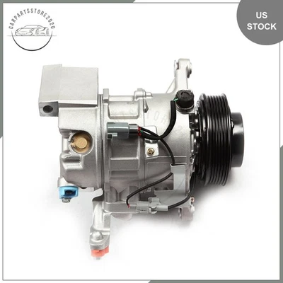 Compressor CA A/C para 2001 2002-2005 Lexus GS300 IS300 3.0L 7SB16C 77371 - Imagem 1 de 4