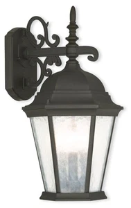 Livex Lighting 75466 Black Hamilton 3-Light Outdoor Wall Sconce - Picture 1 of 1