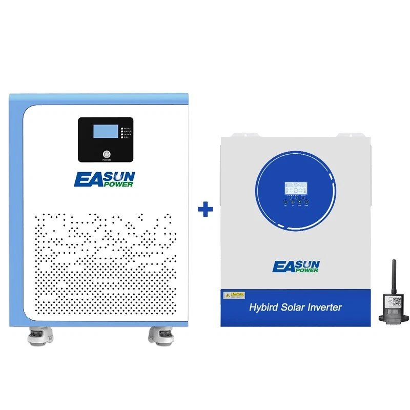 EASUNPOWER 15KWh LiFePO4 Lithium Batterie 51.2V 300Ah BMS & SMG 11KW Solar Wechselrichter