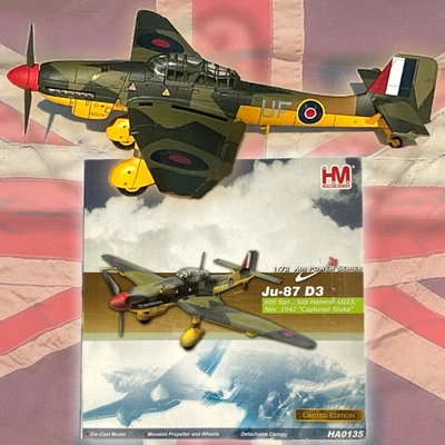 Hobby Master 1:72 Junkers Ju 87D Stuka RAF Sidi Haneish Libia capturado HA0135 Foto 1 de 4