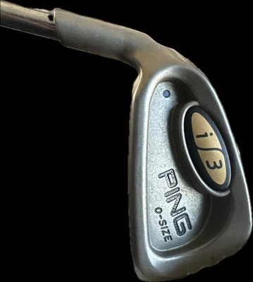 Ping i3 O-Size Blue Dot Single 3 Iron Cushin JZ Stiff Shaft LH OG Grip Very Good - Image 1 of 4