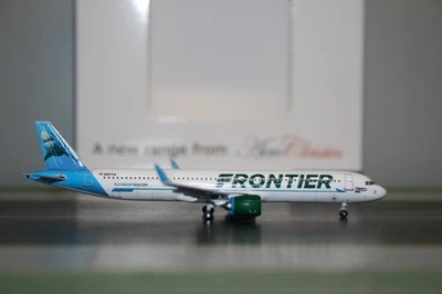 Aeroclassics 1:400 Frontier Airlines Airbus A321neo N607FR AC411271 Model Plane - Image 1 of 4