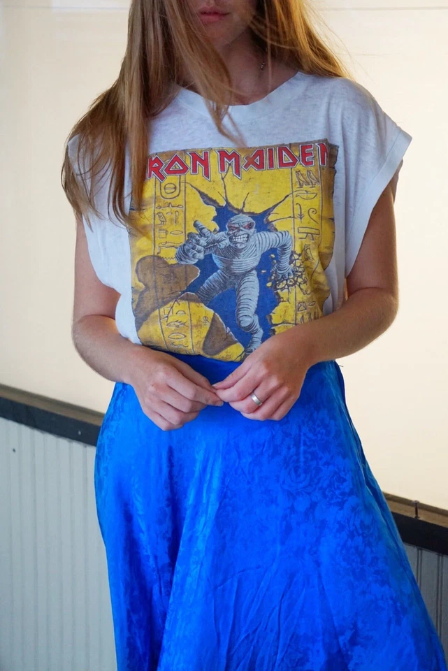 Iron Maiden / Vintage World Slavery Tour 1985 Sleeveless Tee / Size XL / - Image 1 of 4