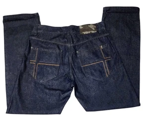 🔥 Pantalones de mezclilla vintage para hombre talla 36x34 Rocawear calce regular años 90 hip hop patinador niño  - Imagen 1 de 10