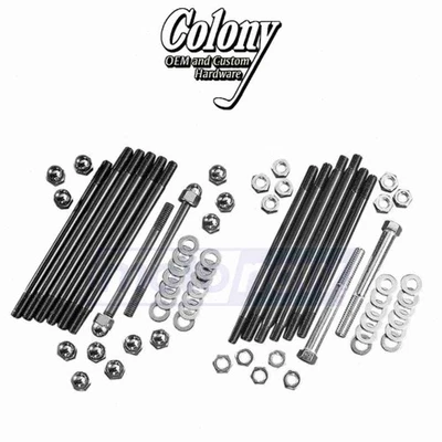 Colony Motor Case Stud Kit for 1993-1995 Harley Davidson FXDWG Dyna Wide tl Foto 1 de 4