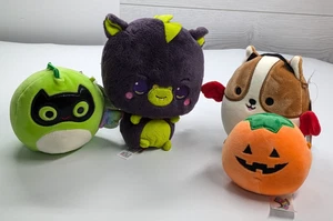 Halloween Espeluznante Pequeño Lote de Peluche Squishmallows/Gotas de Tierra Calabaza Dragón Perro+ - Imagen 1 de 13