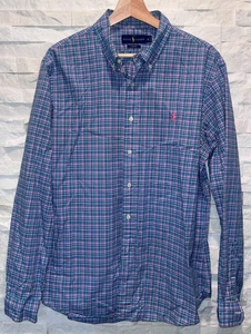 EUC Herren Ralph Lauren klassische Passform Button-Down Hemd 100 % Baumwolle mehrfarbig XL - Bild 1 von 6