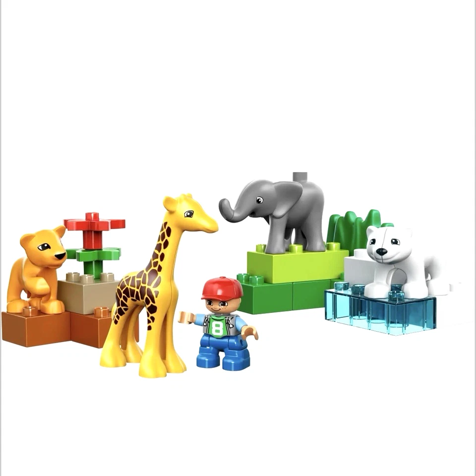 LEGO Duplo 4962 Baby Zoo Animales - León 🦁 Elefante 🐘 Jirafa 🦒 Oso Polar 🐻‍ Foto 1 de 4