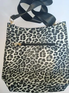 Viva Terry Vegan Leather Leopard Crossbody Shoulder Bag Purse Adjustable Strap - Picture 1 of 5