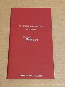 1977 Detroit Edison Technical Information Handbook - Commercial Market Planning - Picture 1 of 5