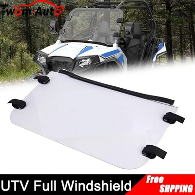 Parabrisas completo de 1/4"" de grosor para Polaris RZR 570 800 900 S RZR4 UTV Foto 1 de 4