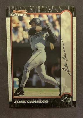 Bowman Chrome #266 1999 Jose Canseco Tampa Bay Devil Rays Foto 1 de 2