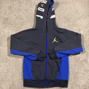 Vintage Air Jordan Jumpman Hoodie Youth Large Colorblock NBA Gorpcore Campcore - Picture 1 of 13
