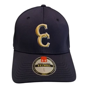 Under Armour Warriors Fitted Hat Blue L Embroidered Logo Baseball Dad Golf Cap - Picture 1 of 6