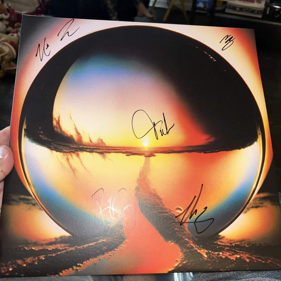 CAGE THE ELEPHANT - Neon Pill - Clear Vinyl LP Autographed/SIGNED - In Hand - Image 1 of 3