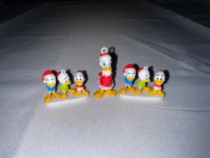 Disney Mini Plastic Ducktales Scrooge McDuck Huey Dewey Duey Louis - Picture 1 of 2