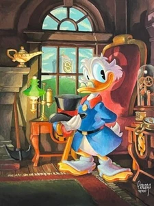 Portrait of Success: hand-signed fine art Scrooge McDuck giclée by Mike Peraza - Picture 1 of 7