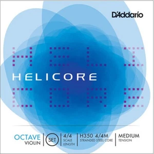 Juego de cuerdas para violín D'Addario Helicore octava, escala 4/4, cuerdas de tensión media - Imagen 1 de 12