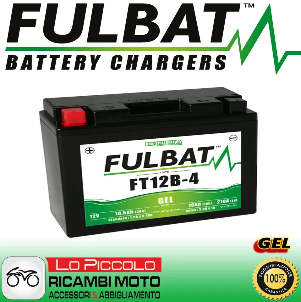 FULBAT GEL BATTERY FT12B-4 DUCATI Desmosedici RR 1000 2007-2008 - Image 1 of 1