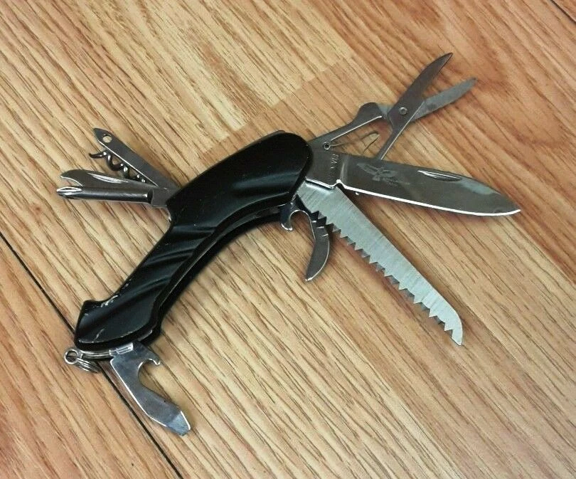 Appalachian Trail Multi Tool Stainless Steel 9-Function Folding Pocket Knife  - Image 1 of 4