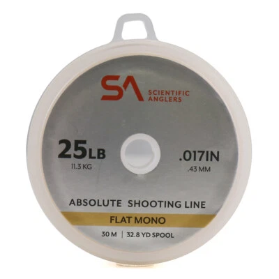 Scientific Anglers Absolute Shooting Line Flat Mono 4 TAMAÑOS - OPCIONES DE ENVÍO GRATUITO Foto 1 de 3