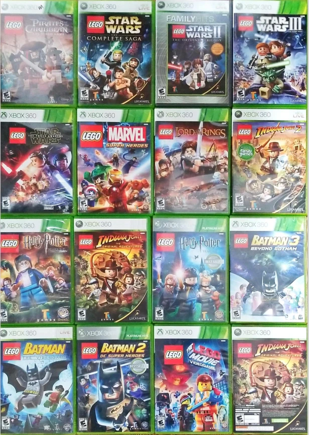 Lego Games Xbox 360 - RESURFACED & TESTED - Image 1 of 1