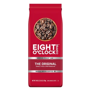 Eight O'Clock Coffee Whole Bean, 100% Arabica coffee, Medium Roast, The Original - Picture 1 of 12