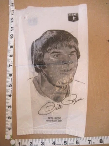 VECCHIE BORSE PRANZO 1976 PETE ROSE & FRED LYNN MSL BASEBALL - Foto 1 di 2