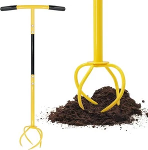 Manual Twist Tiller Garden Claw Gardening Hand Tiller With A Removable Big Claw - Picture 1 of 3