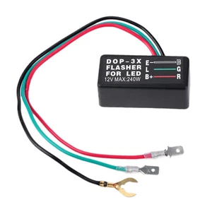 1X Relé Flash LED Motocicleta Adecuado para Coche/Motocicleta Halógeno/LED Lámpara - Imagen 1 de 7