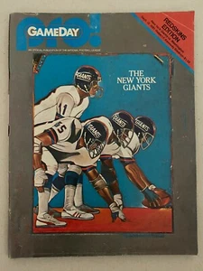 1981 NFL PROGRAMA DE FÚTBOL AMERICANO WASHINGTON REDSKINS VS NY N.Y. GIANTS NUEVA YORK ¡RARO! - Imagen 1 de 1