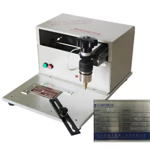 110V Desktop Electric Marking Engraving Machine Nameplate Tags Metal Marking USB - Picture 1 of 12